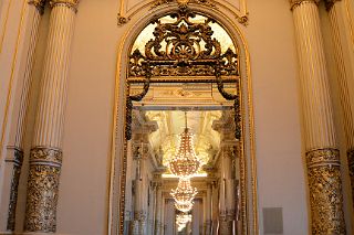 32 Golden Room Salon Dorado Reflected In Large Mirror Teatro Colon Buenos Aires
